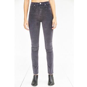 BDG twig high rise corduroy in grey